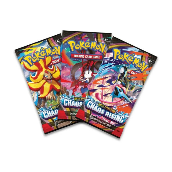 Pokémon Mega Evolution Chaos Rising 3-Pack Blister – Charmeleon
