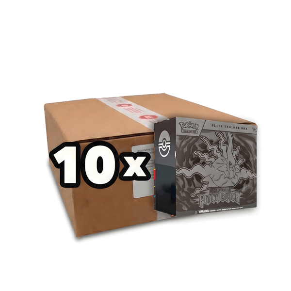 Pokémon Pitch Black Elite Trainer boxen – Sealed Case