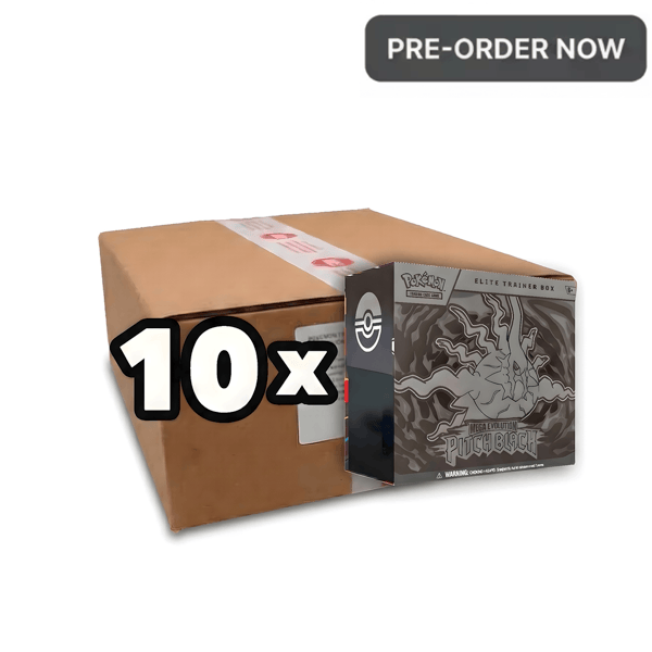 Pokémon Pitch Black Elite Trainer boxen – Sealed Case