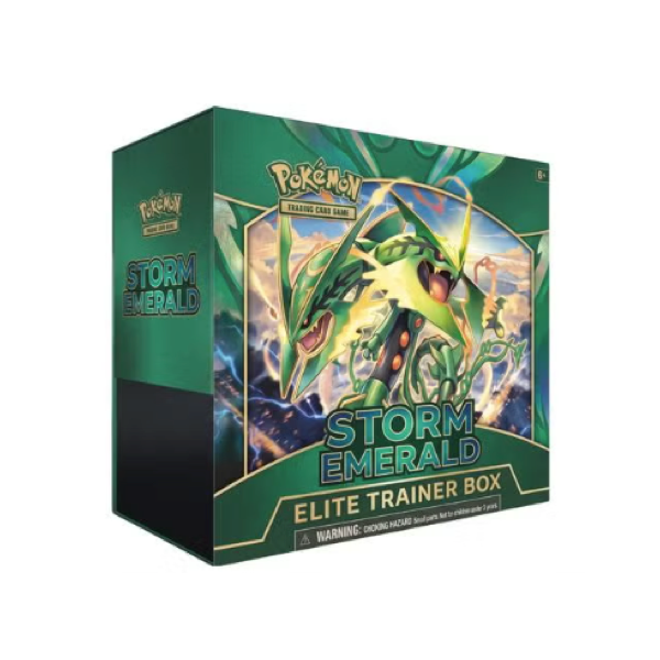 Pokémon Storm Emerald Elite Trainer boxen – Sealed Case