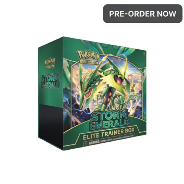 Pokémon Storm Emerald Elite Trainer box