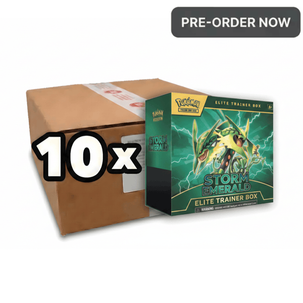 Pokémon Storm Emerald Elite Trainer boxen – Sealed Case