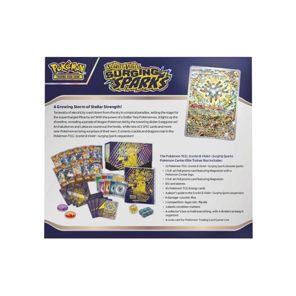 Pokémon Scarlet & Violet - Surging Sparks Elite Trainer Box
